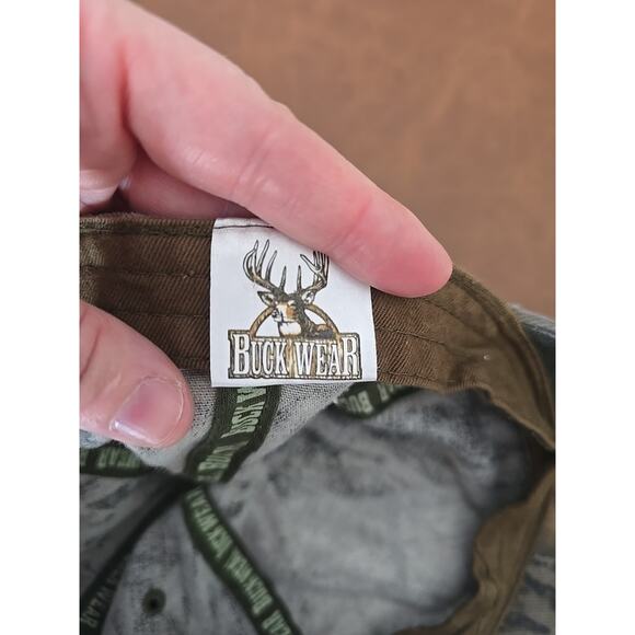 Buck Wear Green Camo Adjustable Outdoor Hunting Baseball Cap Youth One Size - Picture 5 of 6